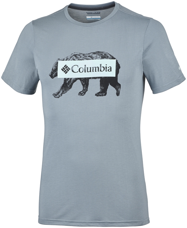 Columbia Box Logo Bear T-shirt